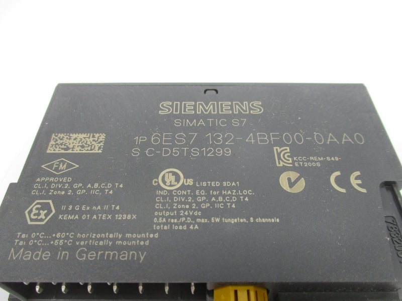 SIEMENS 6ES7132-4BF00-0AA0 24VDC 0.5A NSMP