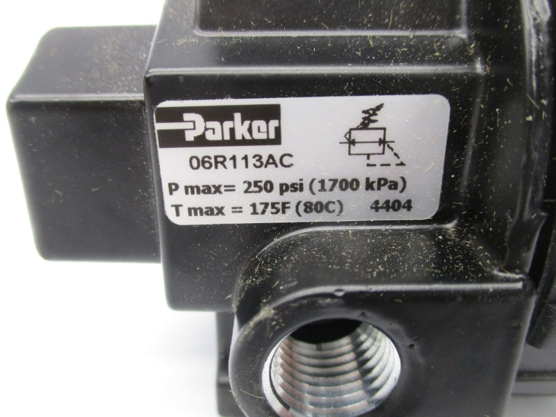 PARKER 06R113AC 250PSI 1/4" NSMP