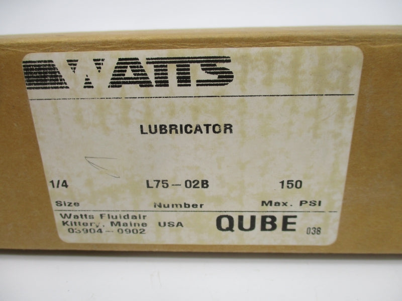 WATTS L75-02B 150PSI 1/4" NSMP