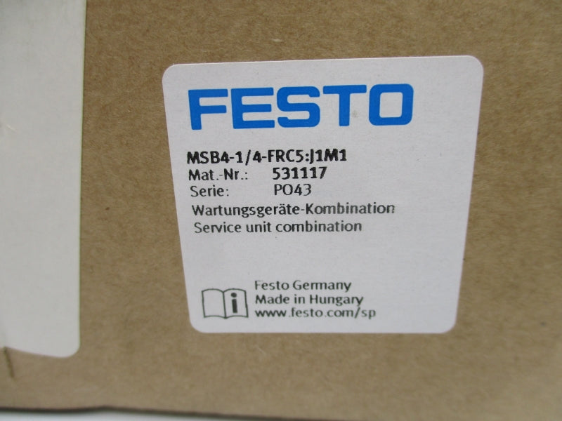 FESTO MSB4-1/4-FRC5:J1M1 531117 NSMP