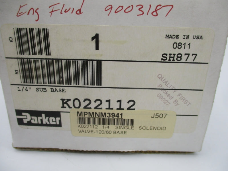PARKER K022112 1/4" NSMP
