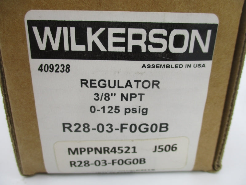 WILKERSON R28-03-F0G0B 0-125PSI 3/8" NSMP