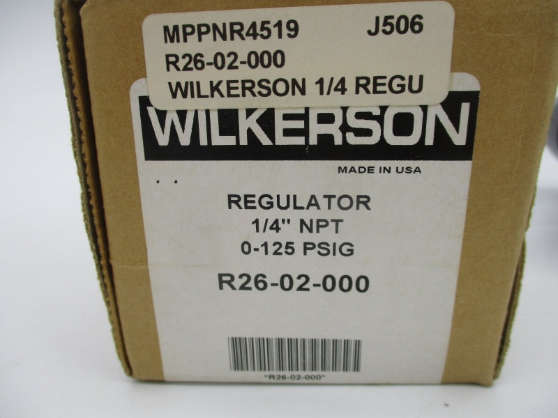 WILKERSON R26-02-000 0-125PSI 1/4" NSMP