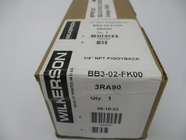WILKERSON BB3-02-FK00 3RA90 1/4" NSFS