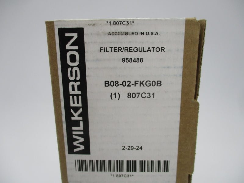 WILKERSON B08-02-FKG0B 807C31 NSFS