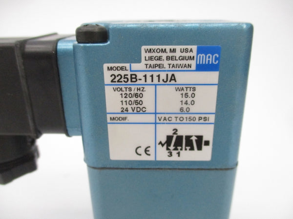 MAC 225B-111JA 120V 150PSI NSMP