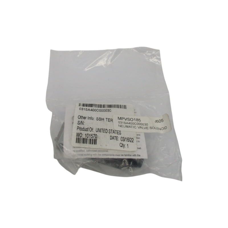 NUMATICS 031SA400C000030 120V 0.6A 150PSI NSMP