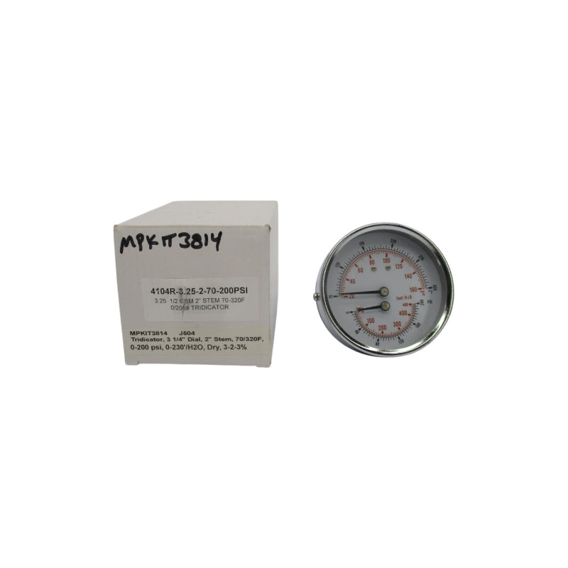4104R-3.25-2-70-200PSI 0-200PSI 70-320'F NSMP