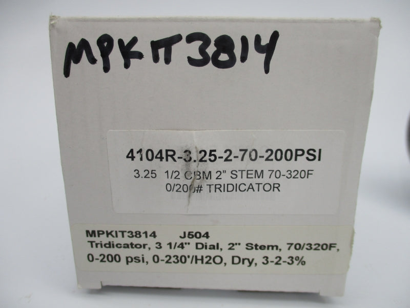 4104R-3.25-2-70-200PSI 0-200PSI 70-320'F NSMP