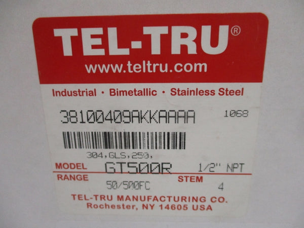 TEL-TRU GT500R 50/500F 1/2" NSMP