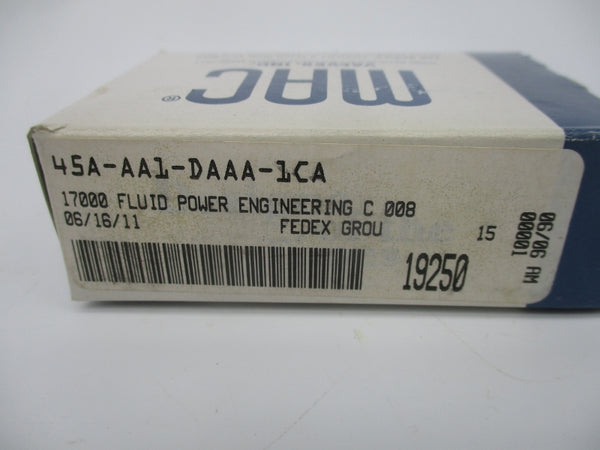 MAC 45A-AA1-DAAA-1CA 110/120V 120PSI NSMP
