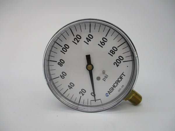 ASHCROFT 35W1005H02L 200# 0-200PSI 3-1/2" NSMP