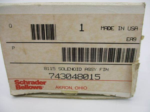SCHRADER BELLOWS 743048015 110/120V 150PSI NSMP