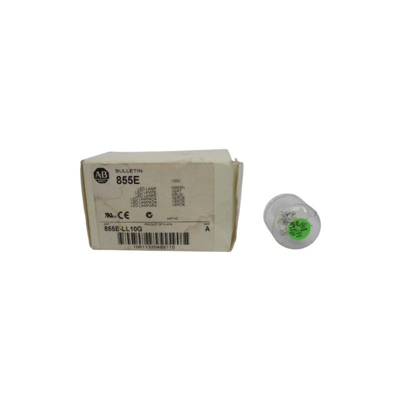 ALLEN BRADLEY 855E-LL10G SER. A 120VAC (WH) NSMP