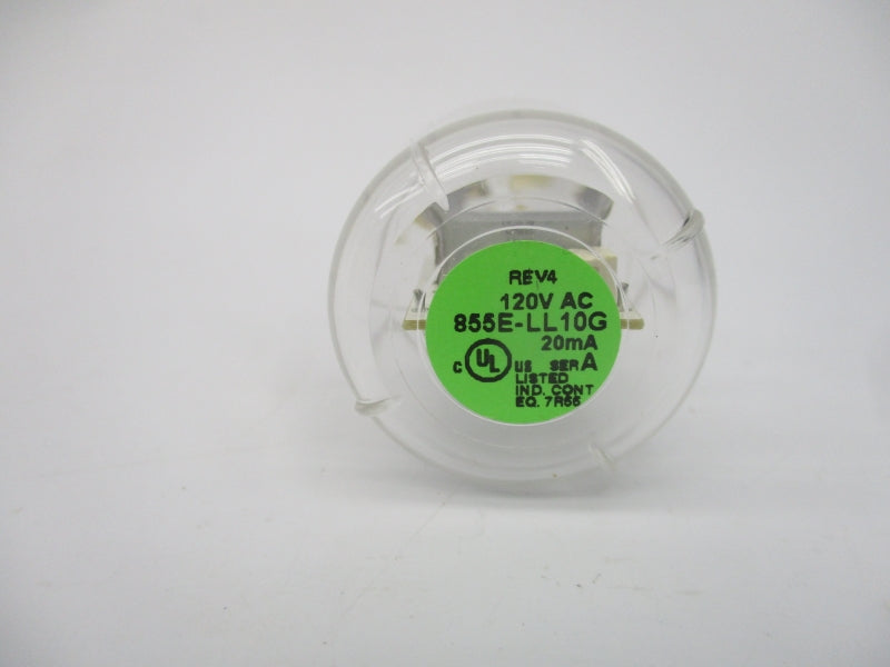 ALLEN BRADLEY 855E-LL10G SER. A 120VAC (WH) NSMP