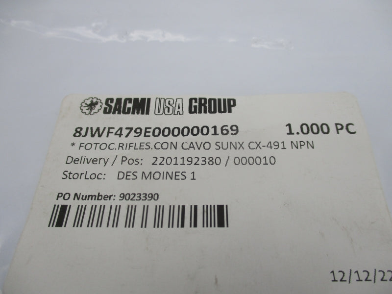 SUNX CX-491 NSMP