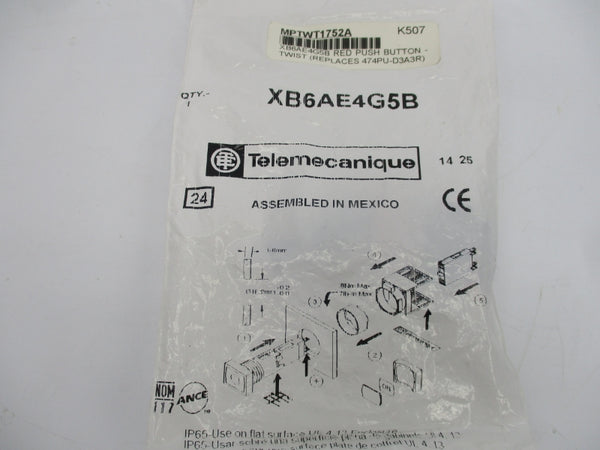 TELEMECANIQUE XB6AE4G5B NSMP