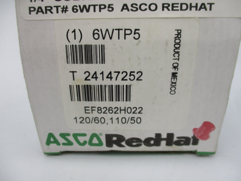 ASCO EF8262H022 110/120V 180-185PSI 1/4" NSMP