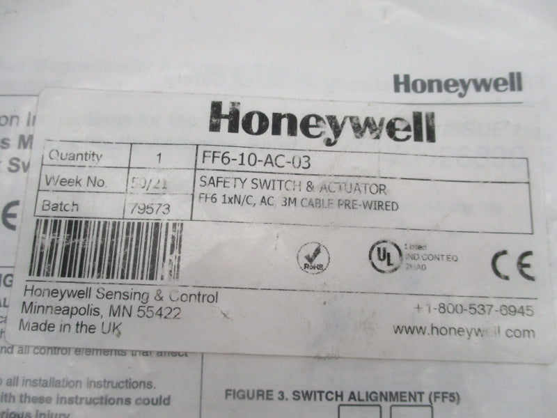 HONEYWELL FF6-10-AC-03 3M NSMP
