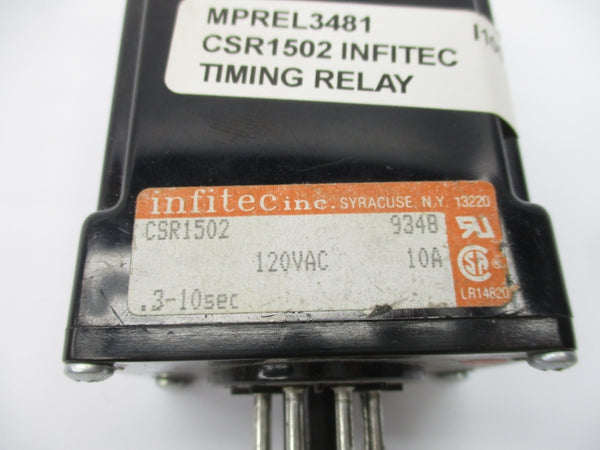 INFITEC CSR1502 120VAC 10A 0.3-10S NSNP