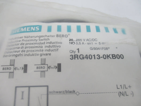 SIEMENS 3RG4013-0KB00 20-265VAC/DC NSMP