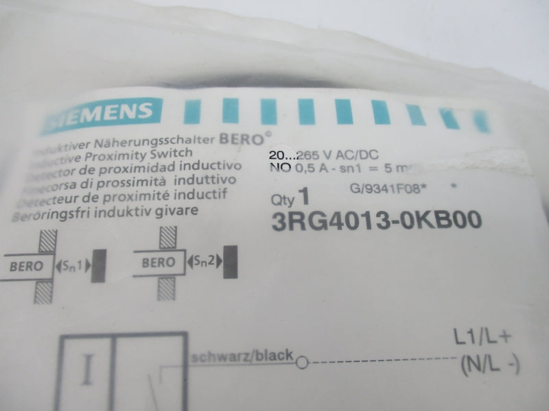 SIEMENS 3RG4013-0KB00 20-265VAC/DC NSMP