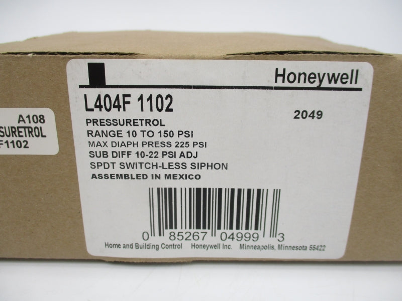 HONEYWELL L404F1102 10-150PSI NSMP