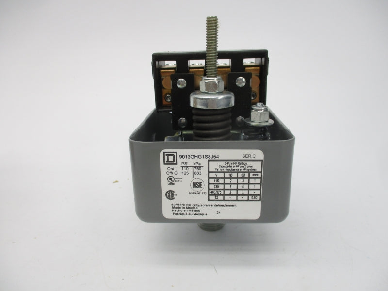 SQUARE D 9013GHG1S8J54 SER. C 460/575V 110/125PSI NSMP