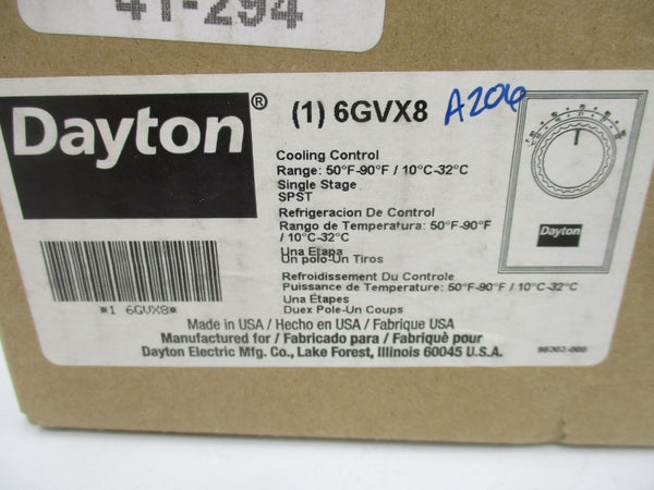 DAYTON 6GVX8 250/277VAC NSMP
