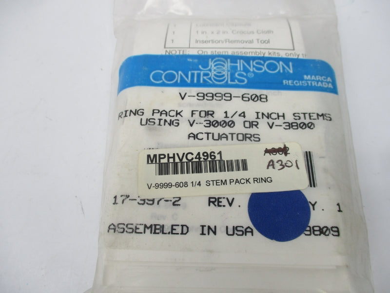 JOHNSON CONTROLS V-9999-608 NSMP