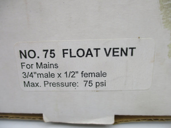 DOLE NO.75 75PSI 3/4" NSMP