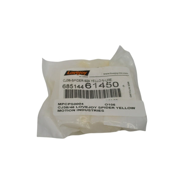 LOVEJOY CJ38-SPIDER-92A YELLOW NSMP