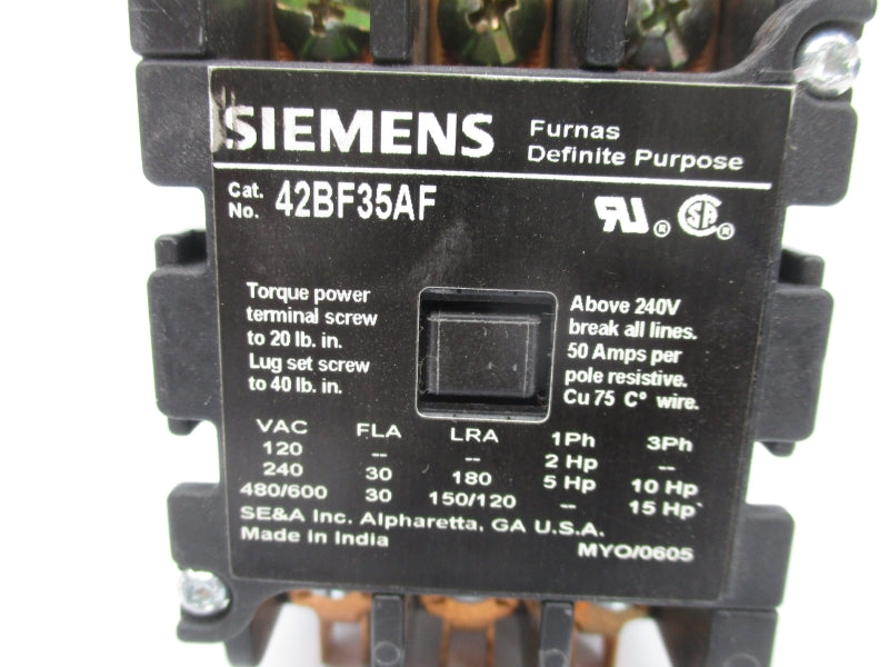 SIEMENS 42BF35AF 110/120V NSMP