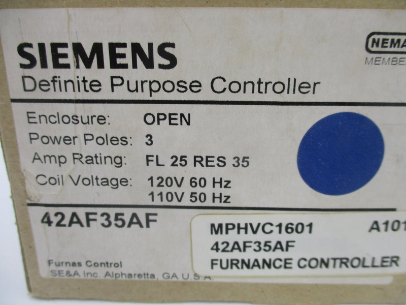 SIEMENS 42AF35AF 110/120V NSMP