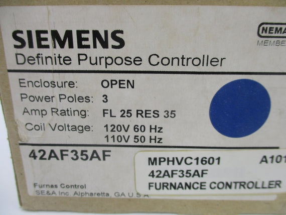 SIEMENS 42AF35AF 110/120V NSMP