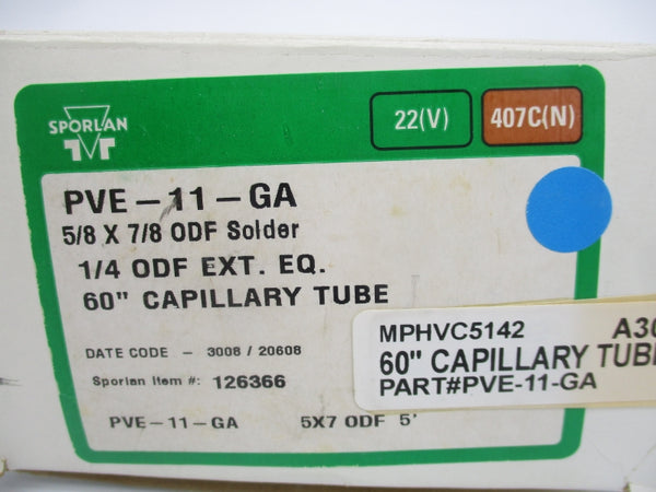 SPORLAN PVE-11-GA 60" NSMP