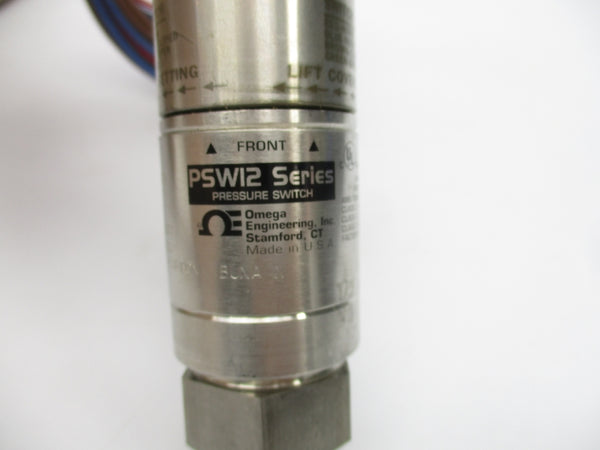OMEGA PSW12T-BS 250VAC 5A 15-55PSI NSMP