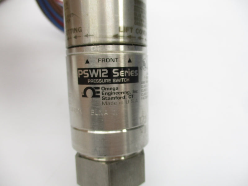OMEGA PSW12T-BS 250VAC 5A 15-55PSI NSMP