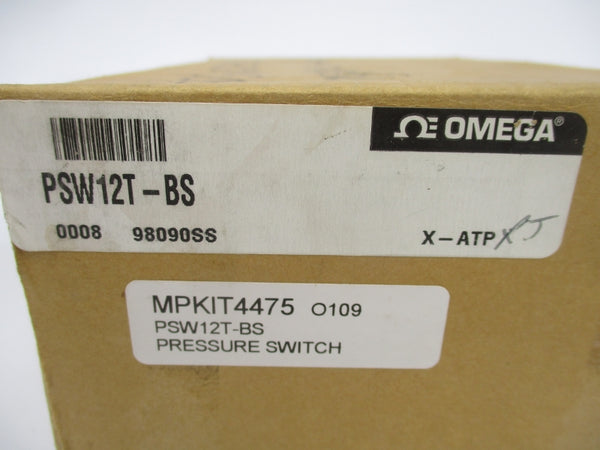 OMEGA PSW12T-BS 250VAC 5A 15-55PSI NSMP