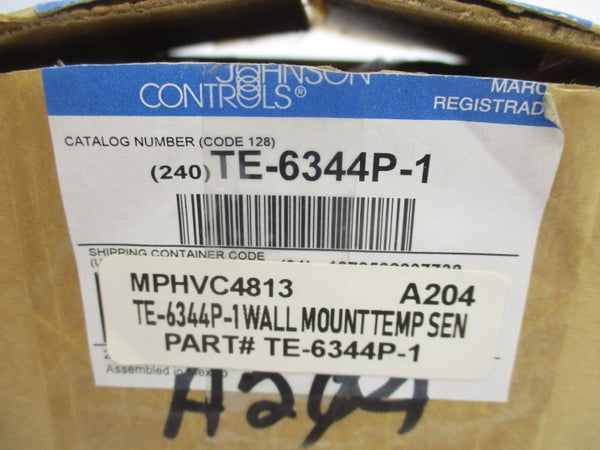JOHNSON CONTROLS TE-6344P-1 REV. M NSMP