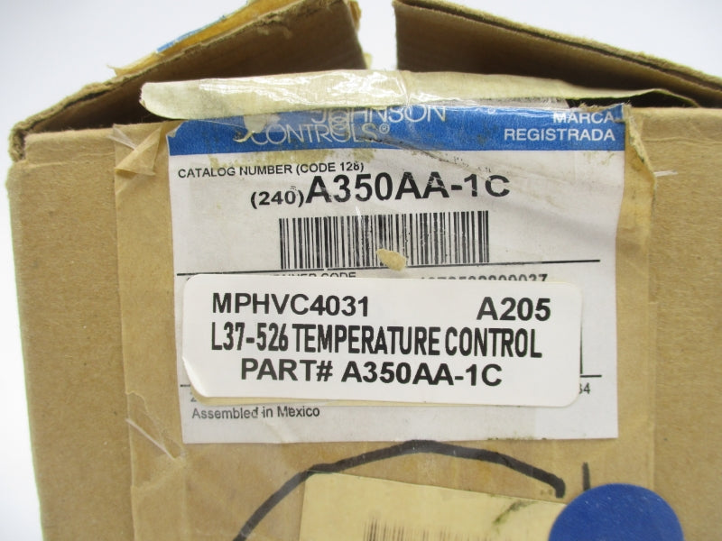 JOHNSON CONTROLS A350AA-1C 24VAC -30-130'F NSMP