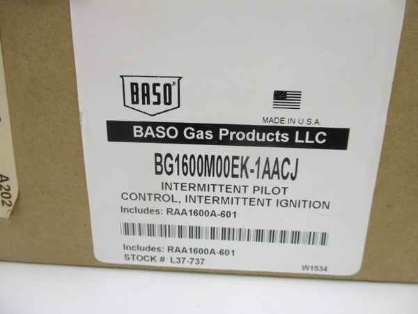 BASO BG1600M00EK-1AACJ 24VAC 1A REV. A NSMP