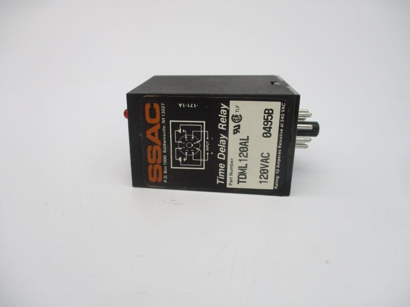 SSAC TDML120AL 120VAC 10A 0.1-51.2S NSMP