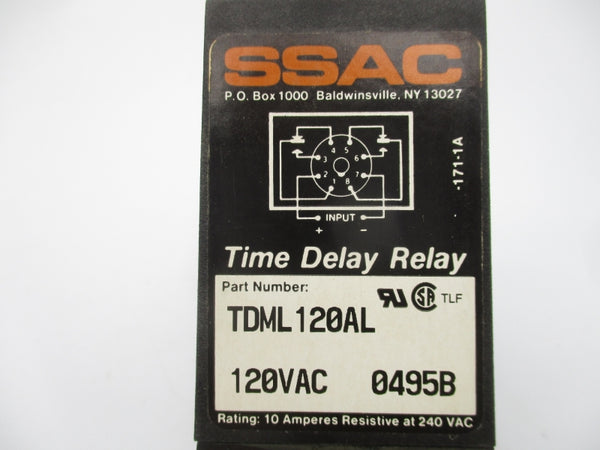 SSAC TDML120AL 120VAC 10A 0.1-51.2S NSMP