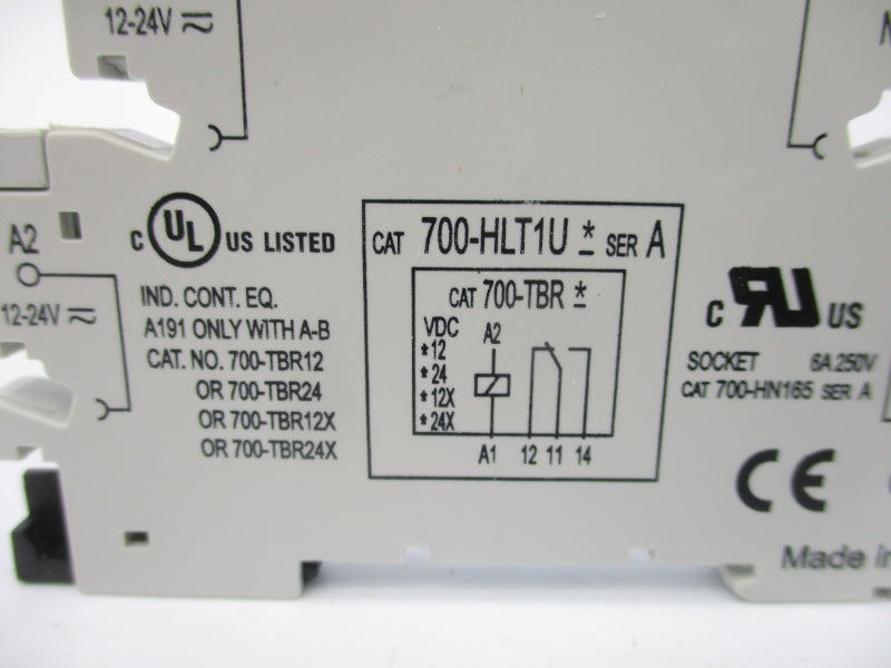 ALLEN BRADLEY 700-HLT1U24 SER. A 24VAC/DC (WH) NSMP