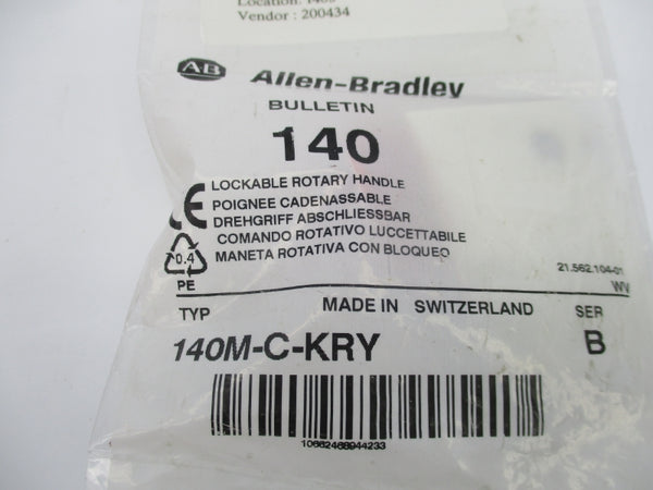 ALLEN BRADLEY 140M-C-KRY SER. B NSMP
