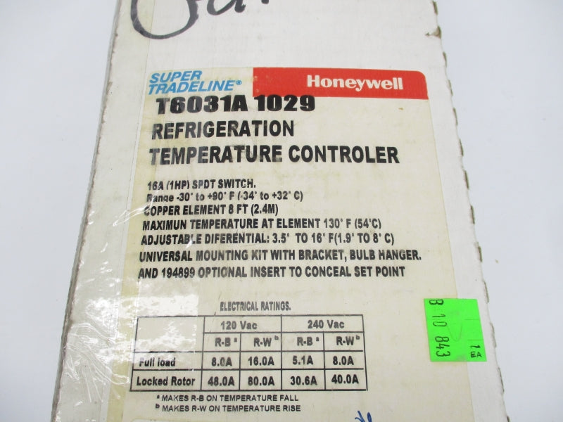 HONEYWELL T6031A1029 120/240VAC 16A NSMP