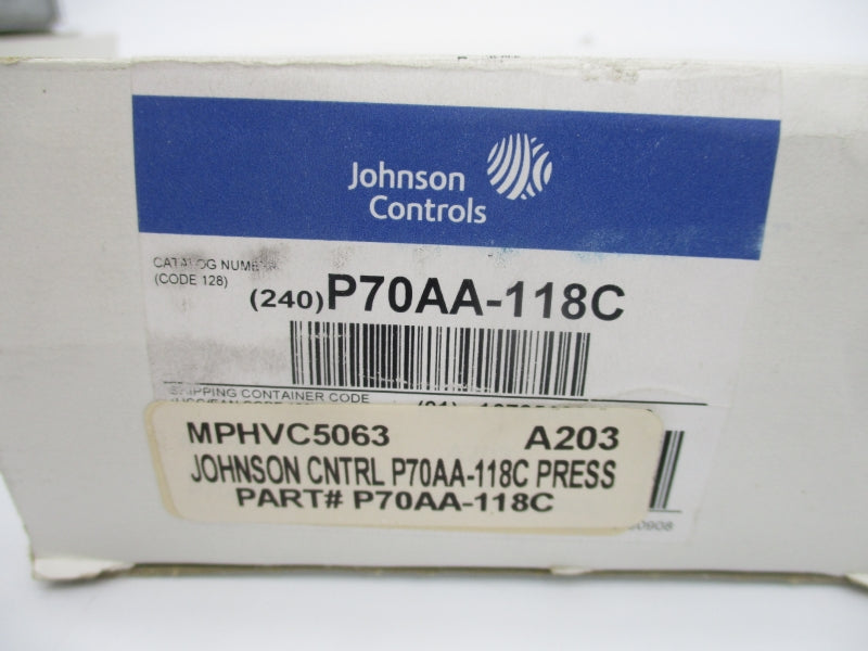 JOHNSON CONTROLS P70AA-118C 100-400PSI NSMP