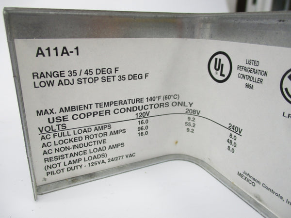 JOHNSON CONTROLS A11A-1C 35F-45F NSMP