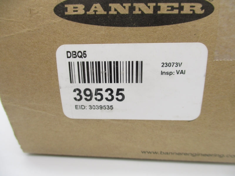 BANNER ENGINEERING DBQ5 39535 NSMP
